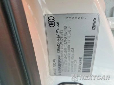 Zdjęcie 12 z 12 samochodu: 2019 AUDI A3 PREMIUM PLUS VIN:WAUJEGFF0KA076483 - miniatura