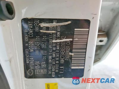 Zdjęcie 13 z 13 samochodu: 2014 HYUNDAI ACCENT GS VIN:KMHCT5AEXEU161642 - miniatura