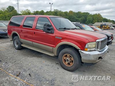 Czwarte zdjęcie samochodu z boku: 2002 FORD EXCURSION LIMITED VIN:1FMNU43S12EC32249 - miniatura