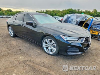 Czwarte zdjęcie samochodu z boku: 2022 ACURA TLX TECHNOLOGY VIN:19UUB5F49NA000911 - miniatura