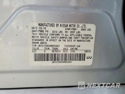 Zdjęcie 12 z 12 samochodu: 2016 INFINITI Q50 2.0T PREMIUM VIN:JN1CV7AR0GM252941 - miniatura
