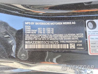 Piąte zdjęcie samochodu w środku: 2025 BMW 430I VIN:WBA33DB05SCS16725 - miniatura