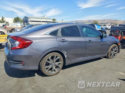 Trzecie zdjęcie samochodu z tyłu: 2019 HONDA CIVIC SPORT VIN:2HGFC2F83KH575056 - miniatura