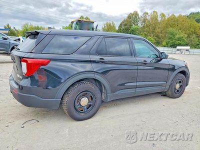 Trzecie zdjęcie samochodu z tyłu: 2021 FORD EXPLORER POLICE INTERCEPTOR VIN:1FM5K8AB5MGB83211 - miniatura