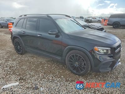 Czwarte zdjęcie samochodu z boku: 2021 MERCEDES-BENZ GLB 250 VIN:W1N4M4GB2MW080563 - miniatura