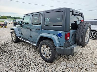 Drugie zdjęcie samochodu z przodu: 2015 JEEP WRANGLER UNLIMITED SAHARA VIN:1C4BJWEGXFL561781 - miniatura