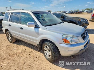 Czwarte zdjęcie samochodu z boku: 2003 HONDA PILOT EXL VIN:2HKYF18523H564599 - miniatura