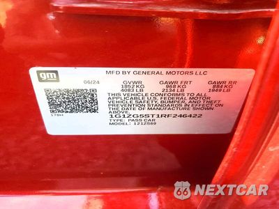 Zdjęcie 12 z 12 samochodu: 2024 CHEVROLET MALIBU RS VIN:1G1ZG5ST1RF246422 - miniatura
