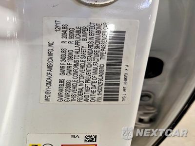 Zdjęcie 12 z 12 samochodu: 2018 HONDA ACCORD TOURING VIN:1HGCV2F90JA006703 - miniatura