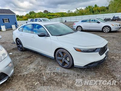 Czwarte zdjęcie samochodu z boku: 2023 HONDA ACCORD HYBRID SPORT-L VIN:1HGCY2F71PA028143 - miniatura