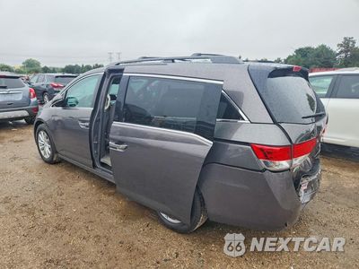 Drugie zdjęcie samochodu z przodu: 2015 HONDA ODYSSEY TOURING VIN:5FNRL5H99FB066488 - miniatura