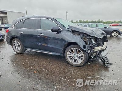 Czwarte zdjęcie samochodu z boku: 2017 ACURA MDX TECHNOLOGY VIN:5J8YD4H54HL004241 - miniatura