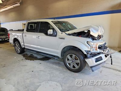 Czwarte zdjęcie samochodu z boku: 2019 FORD F150 SUPERCREW VIN:1FTEW1E4XKFC14449 - miniatura