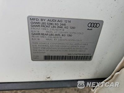 Zdjęcie 12 z 12 samochodu: 2015 AUDI Q5 PREMIUM PLUS VIN:WA1LFAFP6FA082853 - miniatura