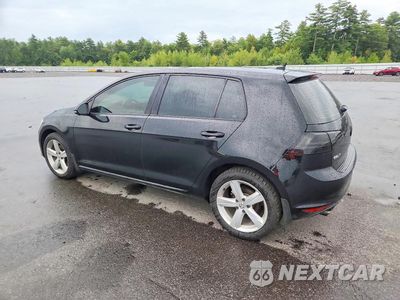 Drugie zdjęcie samochodu z przodu: 2015 VOLKSWAGEN GOLF TDI VIN:3VWRA7AUXFM082238 - miniatura