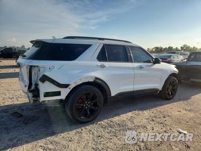Trzecie zdjęcie samochodu z tyłu: 2020 FORD EXPLORER ST VIN:1FM5K8GC2LGD16487 - miniatura