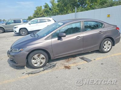2014 HONDA CIVIC LX 19XFB2F51EE082628 - główne zdjęcie licytacji z USA - miniatura