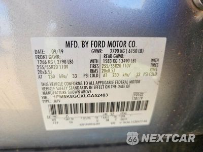 Zdjęcie 13 z 13 samochodu: 2020 FORD EXPLORER ST VIN:1FM5K8GCXLGA52483 - miniatura