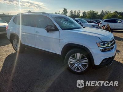 Czwarte zdjęcie samochodu z boku: 2019 VOLKSWAGEN ATLAS SE VIN:1V2UR2CA4KC618476 - miniatura