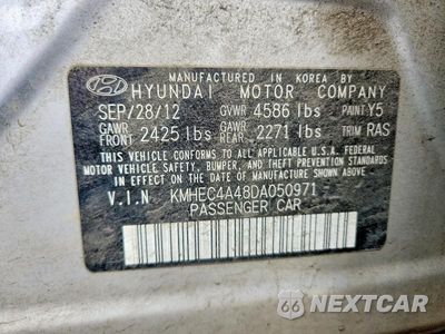 Zdjęcie 12 z 12 samochodu: 2013 HYUNDAI SONATA HYBRID VIN:KMHEC4A48DA050971 - miniatura