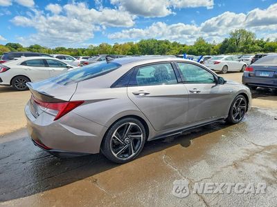 Trzecie zdjęcie samochodu z tyłu: 2023 HYUNDAI ELANTRA N LINE VIN:KMHLR4AF9PU508947 - miniatura