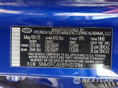 Zdjęcie 14 z 14 samochodu: 2023 HYUNDAI TUCSON SEL VIN:5NMJFCAE8PH271784 - miniatura