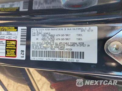 Zdjęcie 12 z 12 samochodu: 2026 TOYOTA TACOMA TRD OFF-ROAD VIN:3TMLB5JN2TM247357 - miniatura