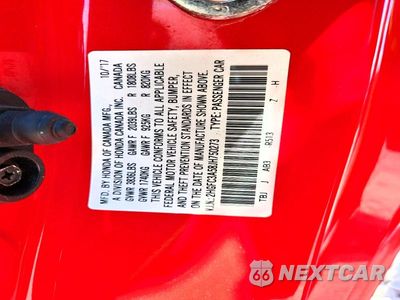 Zdjęcie 12 z 12 samochodu: 2018 HONDA CIVIC SI VIN:2HGFC3A58JH750273 - miniatura