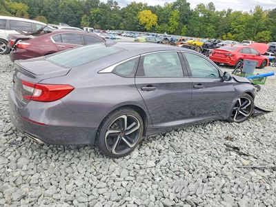 Trzecie zdjęcie samochodu z tyłu: 2018 HONDA ACCORD SPORT VIN:1HGCV1F34JA097013 - miniatura
