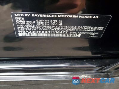 Zdjęcie 12 z 12 samochodu: 2024 BMW 740 I VIN:WBA23EH00RCT04472 - miniatura