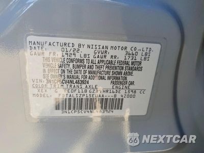 Zdjęcie 13 z 13 samochodu: 2022 NISSAN KICKS SV VIN:3N1CP5CV4NL483924 - miniatura