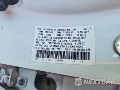 Zdjęcie 12 z 12 samochodu: 2017 HONDA ACCORD SPORT VIN:1HGCR2F51HA172322 - miniatura