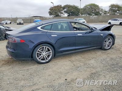 Trzecie zdjęcie samochodu z tyłu: 2012 TESLA MODEL S VIN:5YJSA1CN1CFP01302 - miniatura