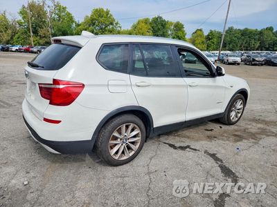 Trzecie zdjęcie samochodu z tyłu: 2017 BMW X3 XDRIVE28I VIN:5UXWX9C34H0W67650 - miniatura