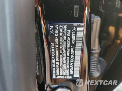 Zdjęcie 13 z 13 samochodu: 2025 PORSCHE TAYCAN 4S VIN:WP0AB2Y13SSA40932 - miniatura