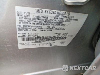 Zdjęcie 12 z 12 samochodu: 2009 FORD FLEX LIMITED VIN:2FMEK63C99BA90412 - miniatura