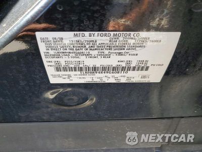 Zdjęcie 13 z 13 samochodu: 2009 LINCOLN MKS VIN:1LNHM94R49G608110 - miniatura