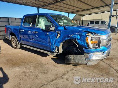 Czwarte zdjęcie samochodu z boku: 2021 FORD F150 SUPERCREW VIN:1FTEW1CP8MFB94265 - miniatura