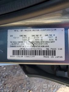 Zdjęcie 13 z 13 samochodu: 2012 MAZDA 3 I VIN:JM1BL1V82C1541554 - miniatura