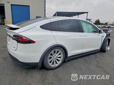 Trzecie zdjęcie samochodu z tyłu: 2018 TESLA MODEL X VIN:5YJXCBE2XJF089428 - miniatura