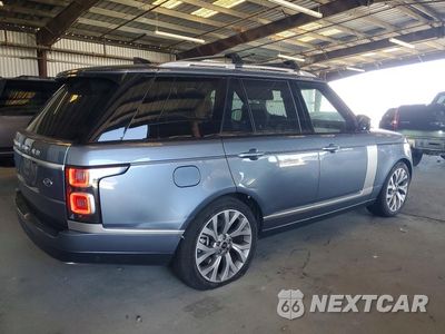 Trzecie zdjęcie samochodu z tyłu: 2020 LAND ROVER RANGE ROVER HSE VIN:SALGS4RY8LA405345 - miniatura