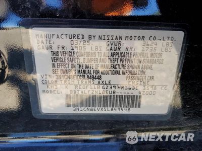 Zdjęcie 13 z 13 samochodu: 2025 NISSAN VERSA SV VIN:3N1CN8EVXSL849448 - miniatura