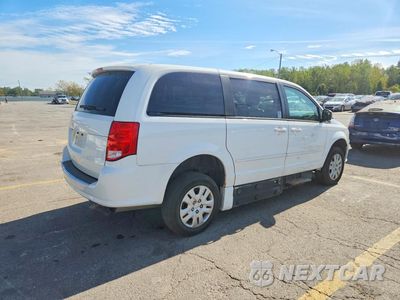 Trzecie zdjęcie samochodu z tyłu: 2017 DODGE GRAND CARAVAN SE VIN:2C4RDGBG3HR854996 - miniatura