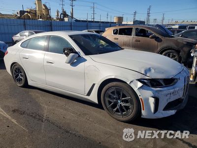 Czwarte zdjęcie samochodu z boku: 2025 BMW I4 EDRIVE 40 VIN:WBY23HD00SFU37147 - miniatura