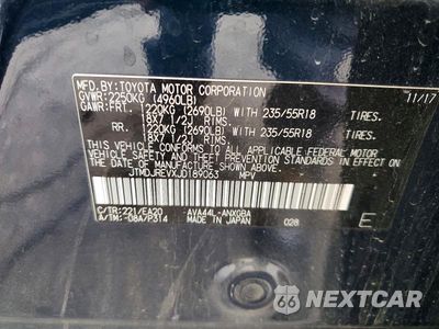 Zdjęcie 13 z 13 samochodu: 2018 TOYOTA RAV4 HV LIMITED VIN:JTMDJREVXJD189063 - miniatura