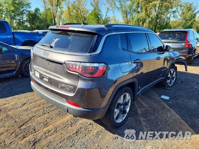 Trzecie zdjęcie samochodu z tyłu: 2020 JEEP COMPASS LIMITED VIN:3C4NJDCB4LT126750 - miniatura