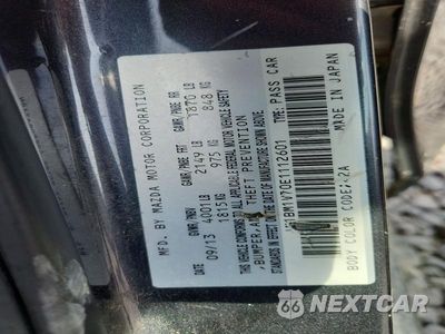 Zdjęcie 12 z 12 samochodu: 2014 MAZDA 3 TOURING VIN:JM1BM1V70E1112601 - miniatura