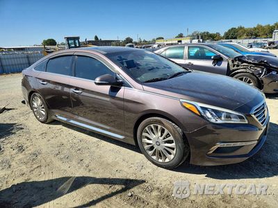 Czwarte zdjęcie samochodu z boku: 2015 HYUNDAI SONATA LIMITED VIN:5NPE34AF5FH178974 - miniatura