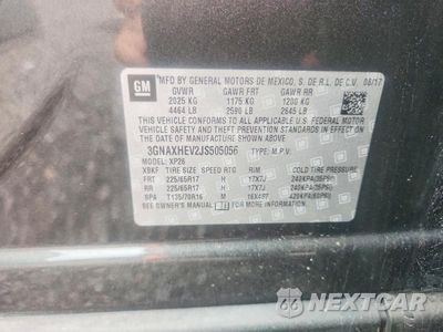 Zdjęcie 12 z 12 samochodu: 2018 CHEVROLET EQUINOX LS VIN:3GNAXHEV2JS505056 - miniatura