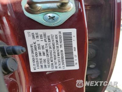 Zdjęcie 12 z 12 samochodu: 2013 HONDA CIVIC EX VIN:2HGFB2F89DH507284 - miniatura